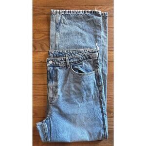 &Denim Ultra High Waist Wide NWOT Size 16